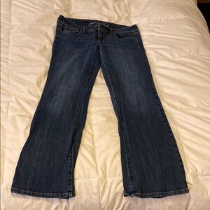 American Eagle Outfitters Dark Blue Flare Jeans